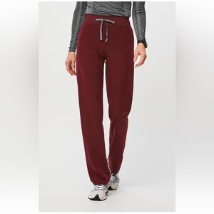 Figs Women's Burgundy Livingston Pants Small